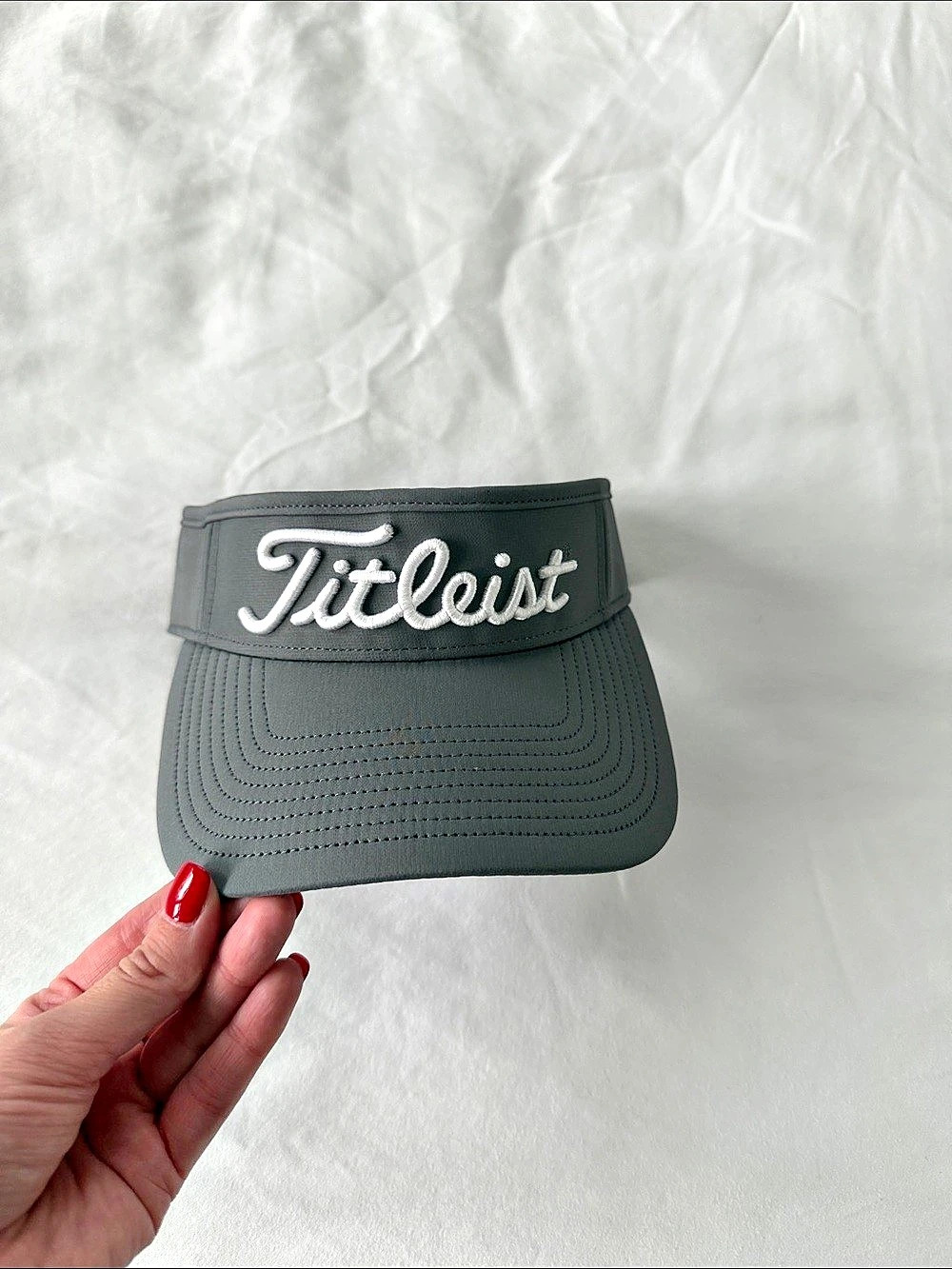 Titleist Pro V1 Performance Golf Visor Gray & Black